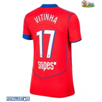 Paris Saint-Germain Vitinha #17 Tredjedrakt Dame 2025-26 Kortermet